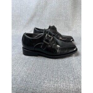 Toddler Boys Madison Avenue Size 9.5 M Black Black Dress Shoes